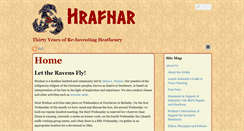 Desktop Screenshot of hrafnar.org
