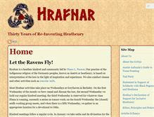 Tablet Screenshot of hrafnar.org